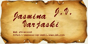 Jasmina Varjaški vizit kartica